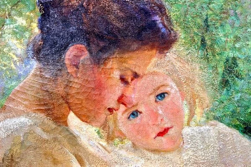 Raccoglimento, 1906 - dettaglio